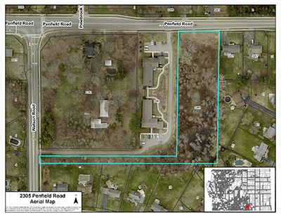 2305 Penfield Rd Aerial Map